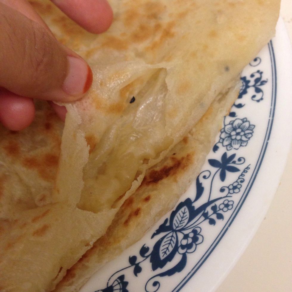 The inside layers is similar to baklava but softer (: