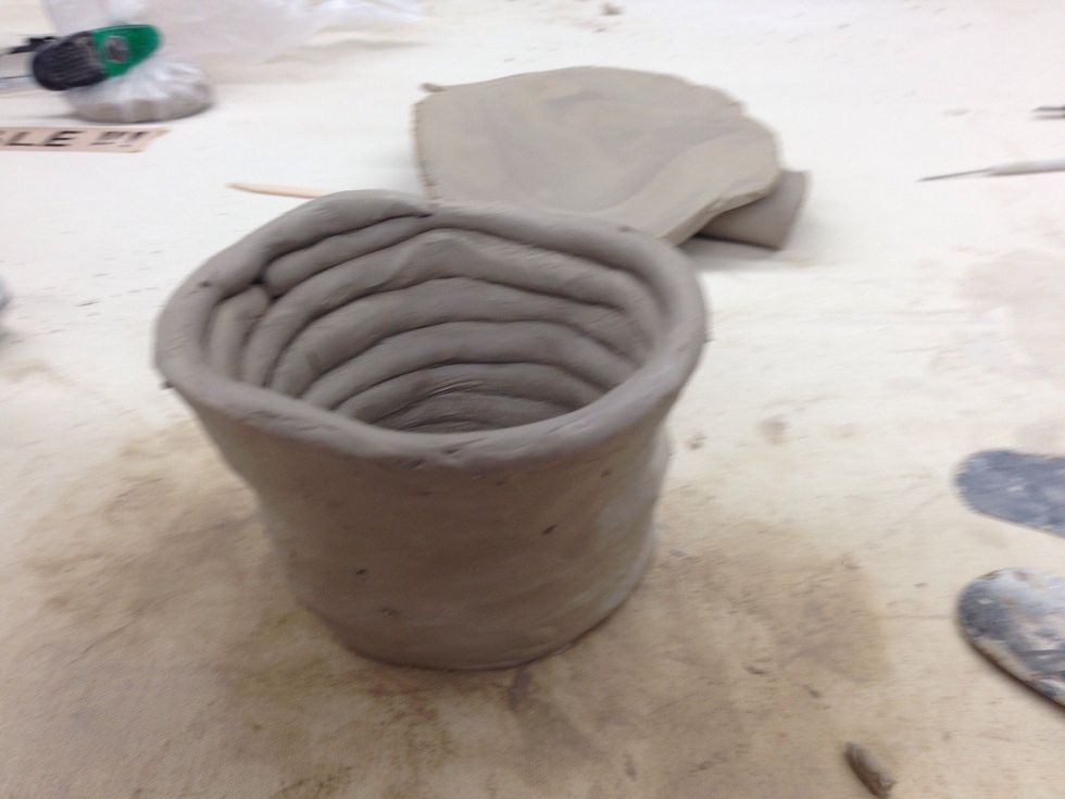 The inside still has coils and the outside is smooth