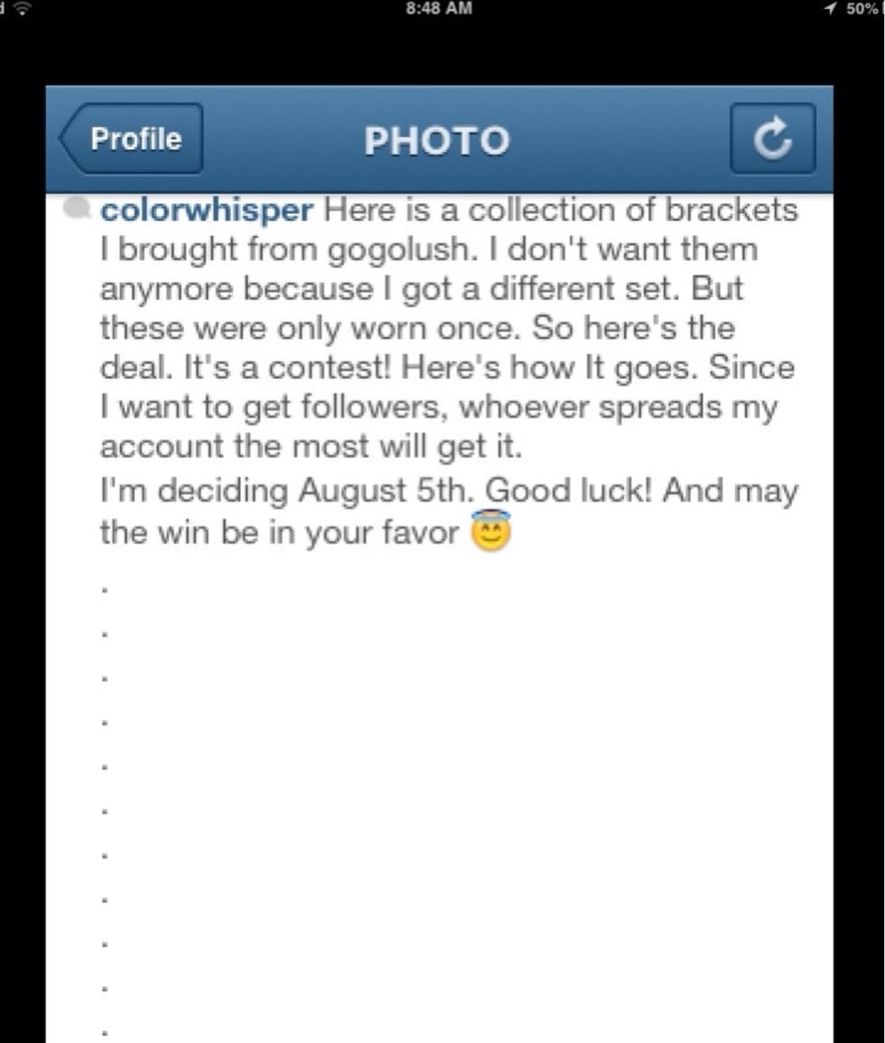 The instructions (; btw it's bracelets not brackets \ud83d\ude36