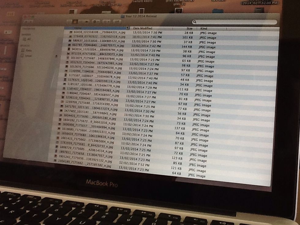 The is inside your file