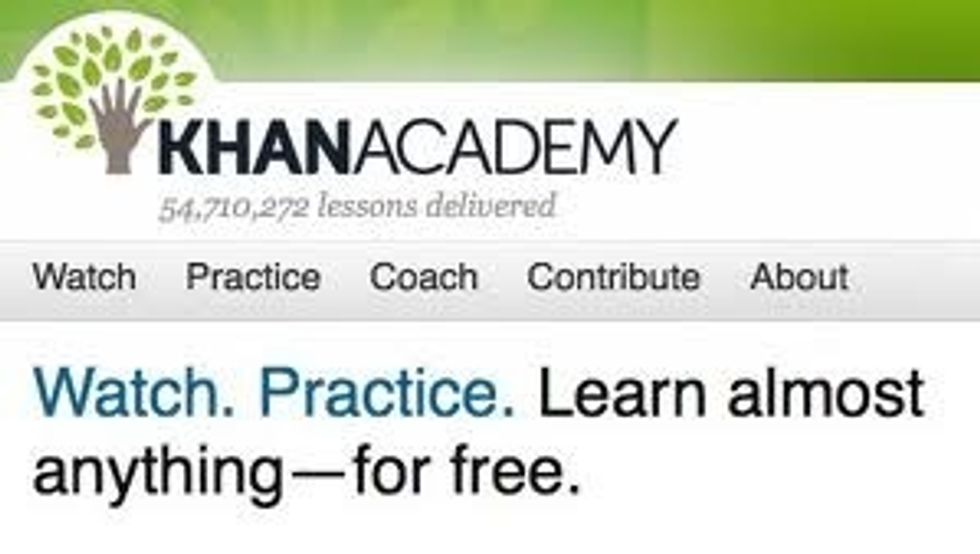 The KhanAcademy.org site has more then just videos. You can practice lessons there too. The system is based on mastering concepts. Not grades. Once you've mastered something you move to next concept.