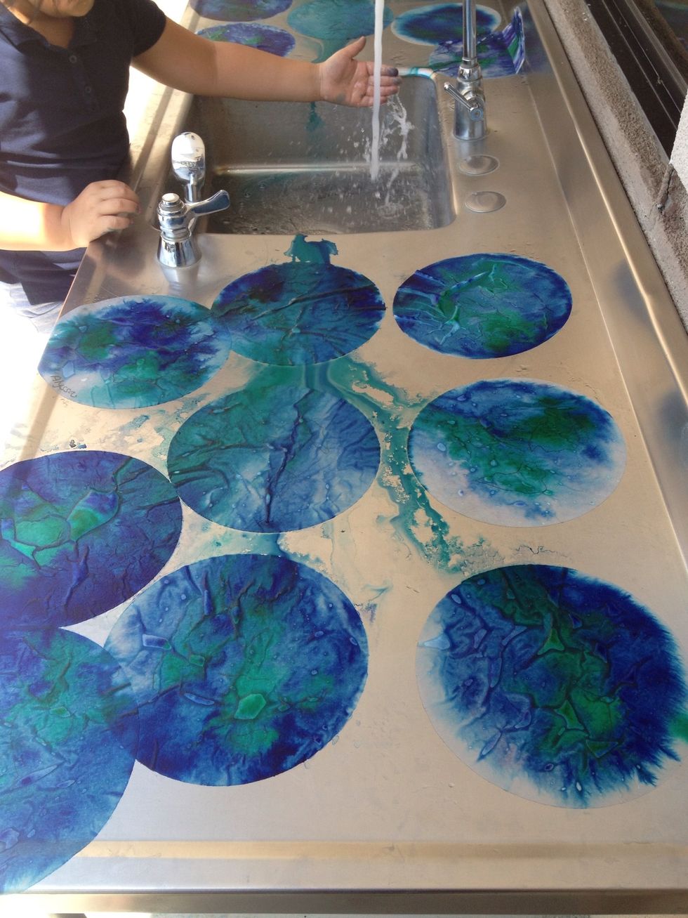 The kids like to spray a LOT, so theirs run a little. That's OK.