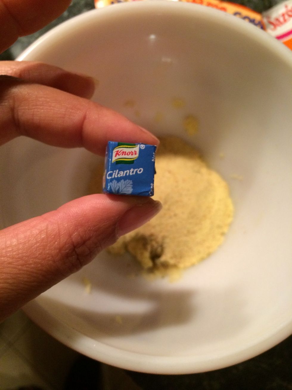 The Knorr Cilantro cube.