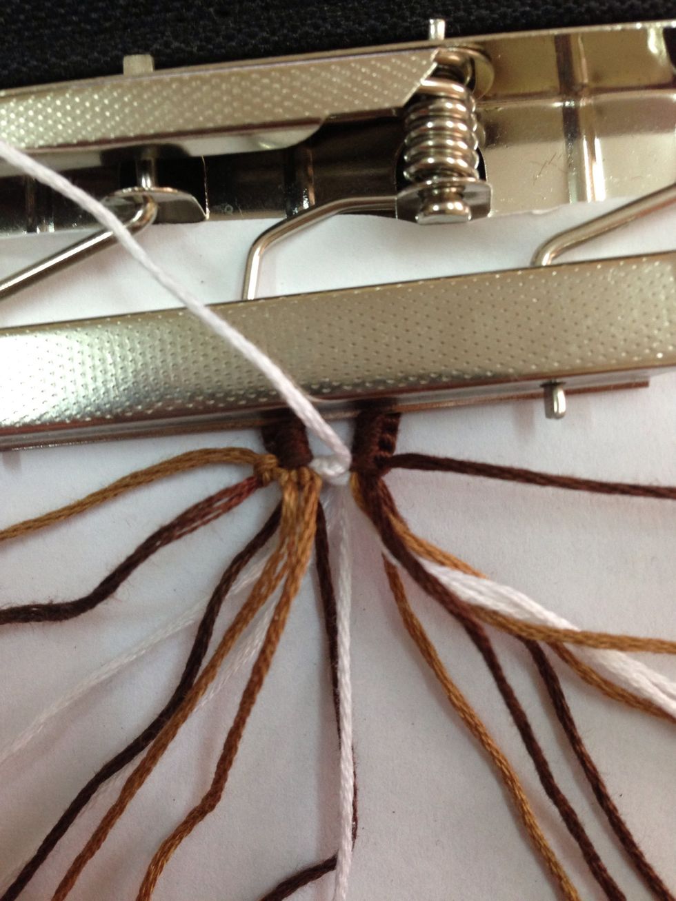 The knot connecting the two sides... a little tough but tie it right and you'll be fine!