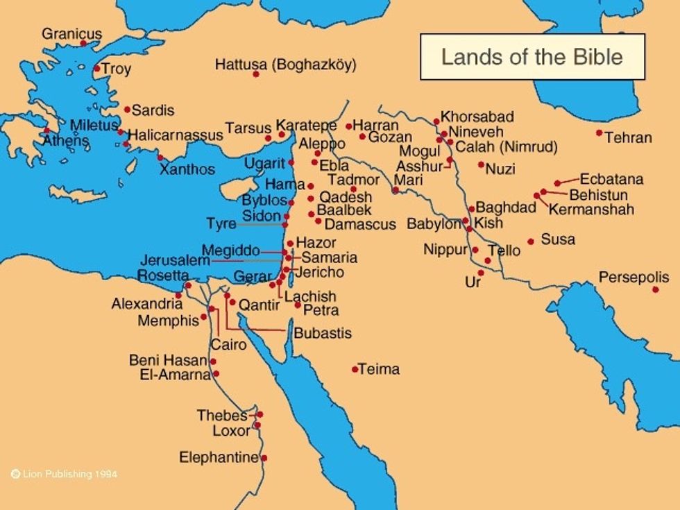 The land of Canaan was important because it was the land God promised Abraham. Its location was important because it was a land bridge from Africa to Europe and Asia