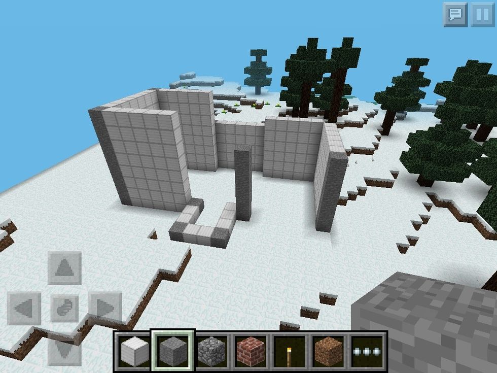 The last area is 6 high