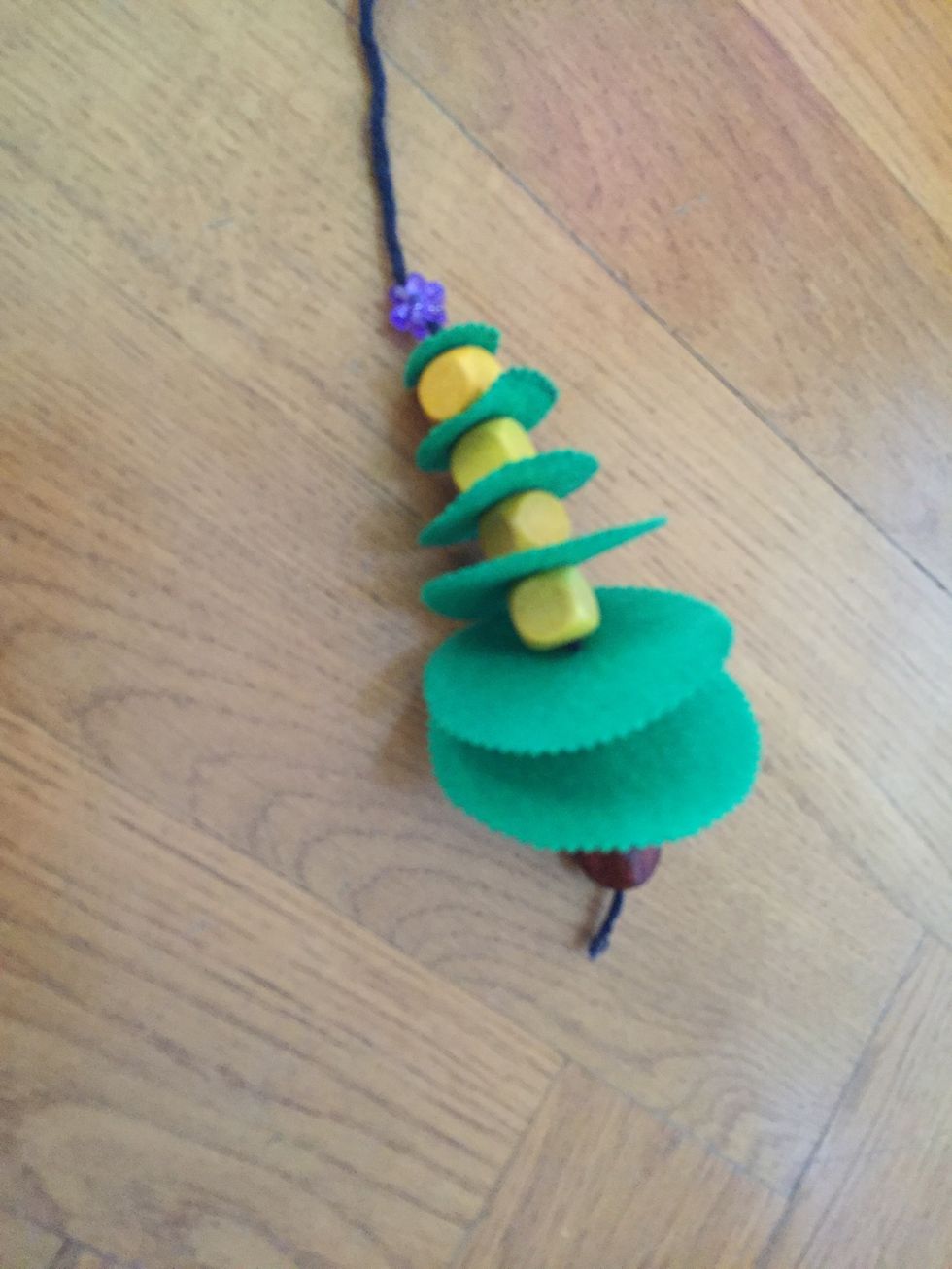 The last beed what you will add can be a pretty one