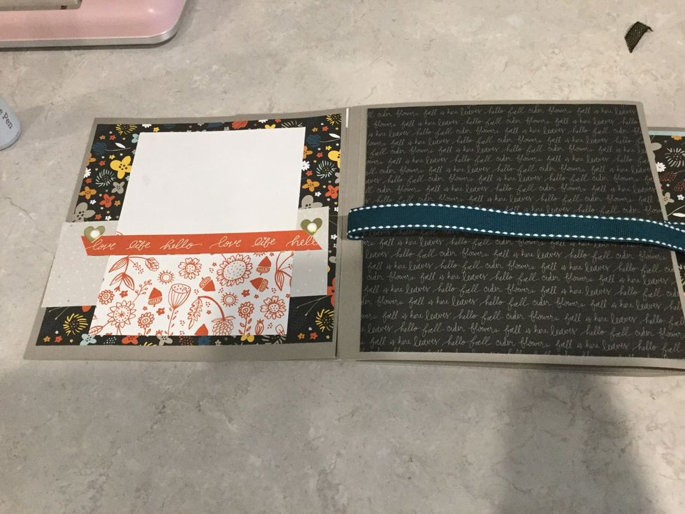 The last page and the back of the book. Decorate as shown!
