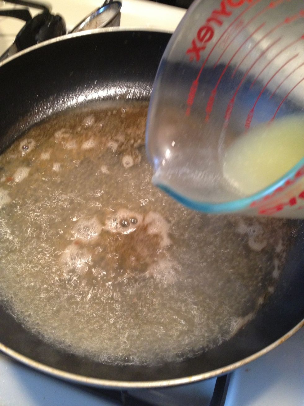 The lemon juice as well.