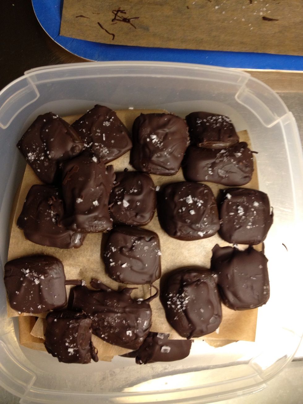 The licorice, the chocolate and salt is a winning combination! Happy holidays!