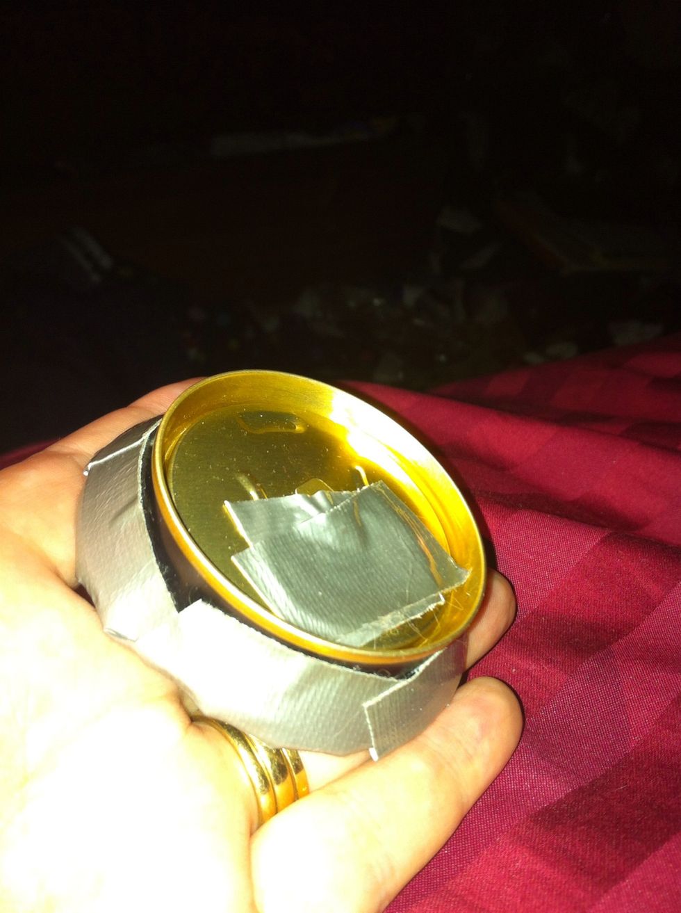 The lift tab is removed to minimise and light entries