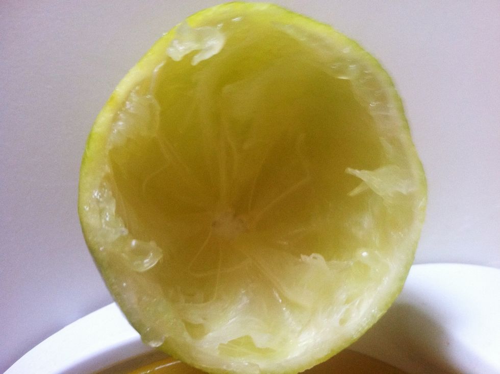 The lime is completely juiced.