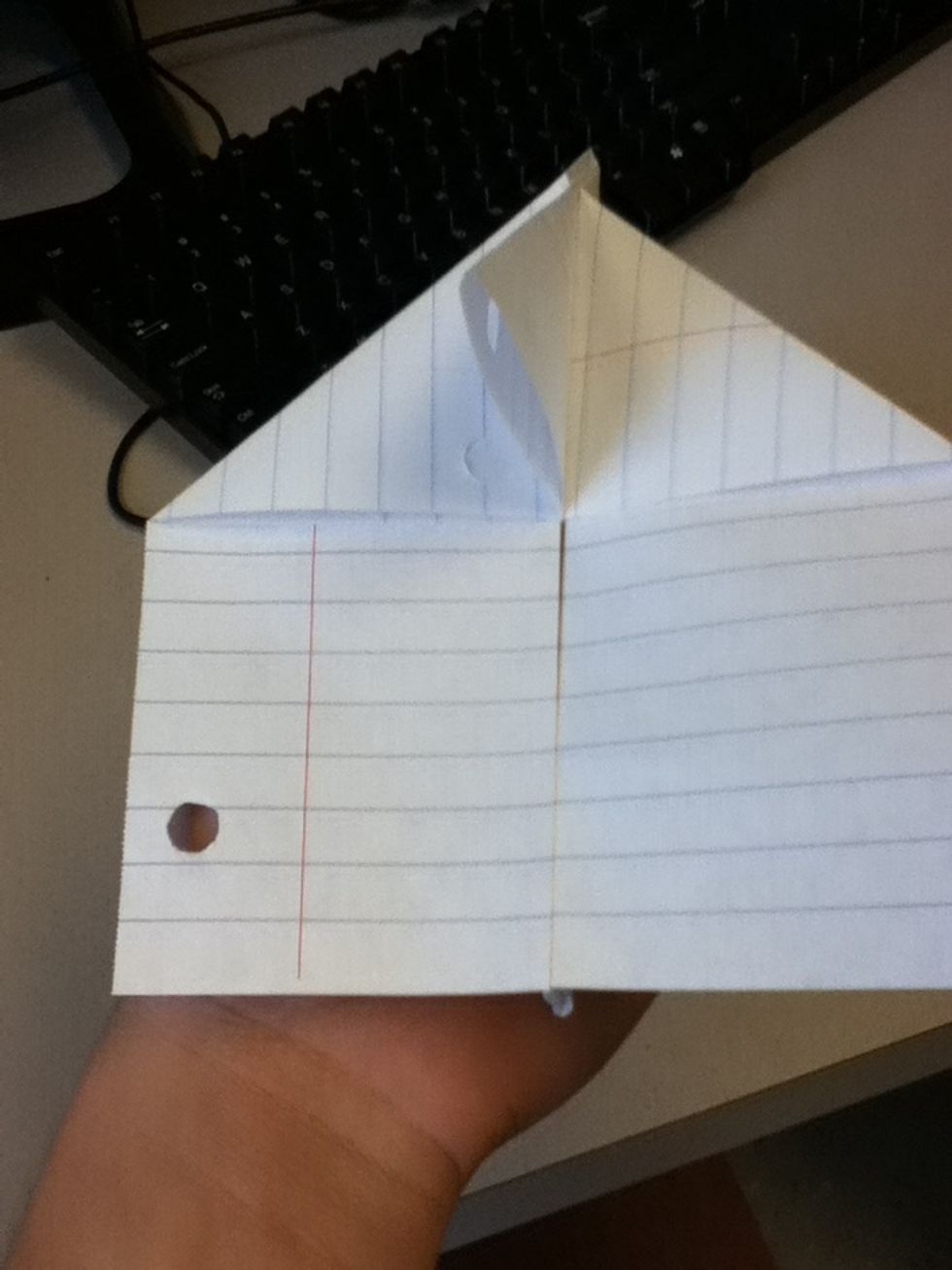 The look from the back after the past completed steps