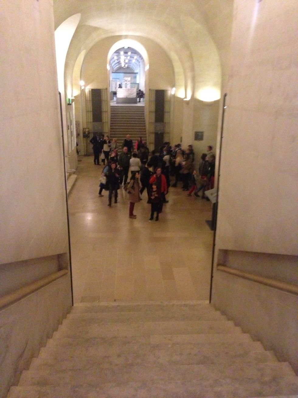 The Louvre museum is not only Mona Lisa. Don't rush to get there and enjoy the other great art piece there is to see before getting in the over crowded room of Da Vinci master piece.