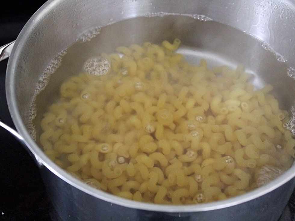 The macaroni should be soft and look like this