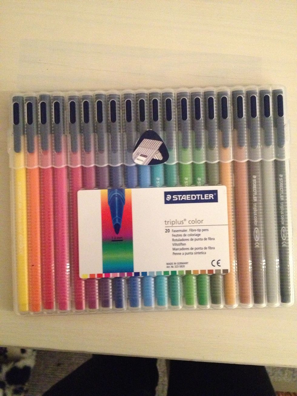 The markers that I'm using is from STAEDLER.