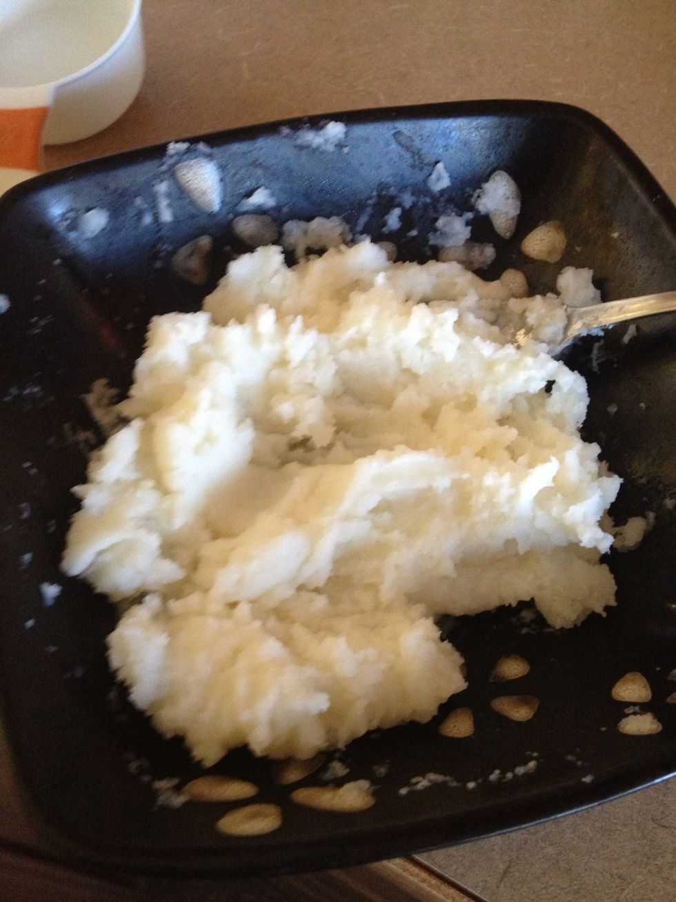 The mashed potatoes