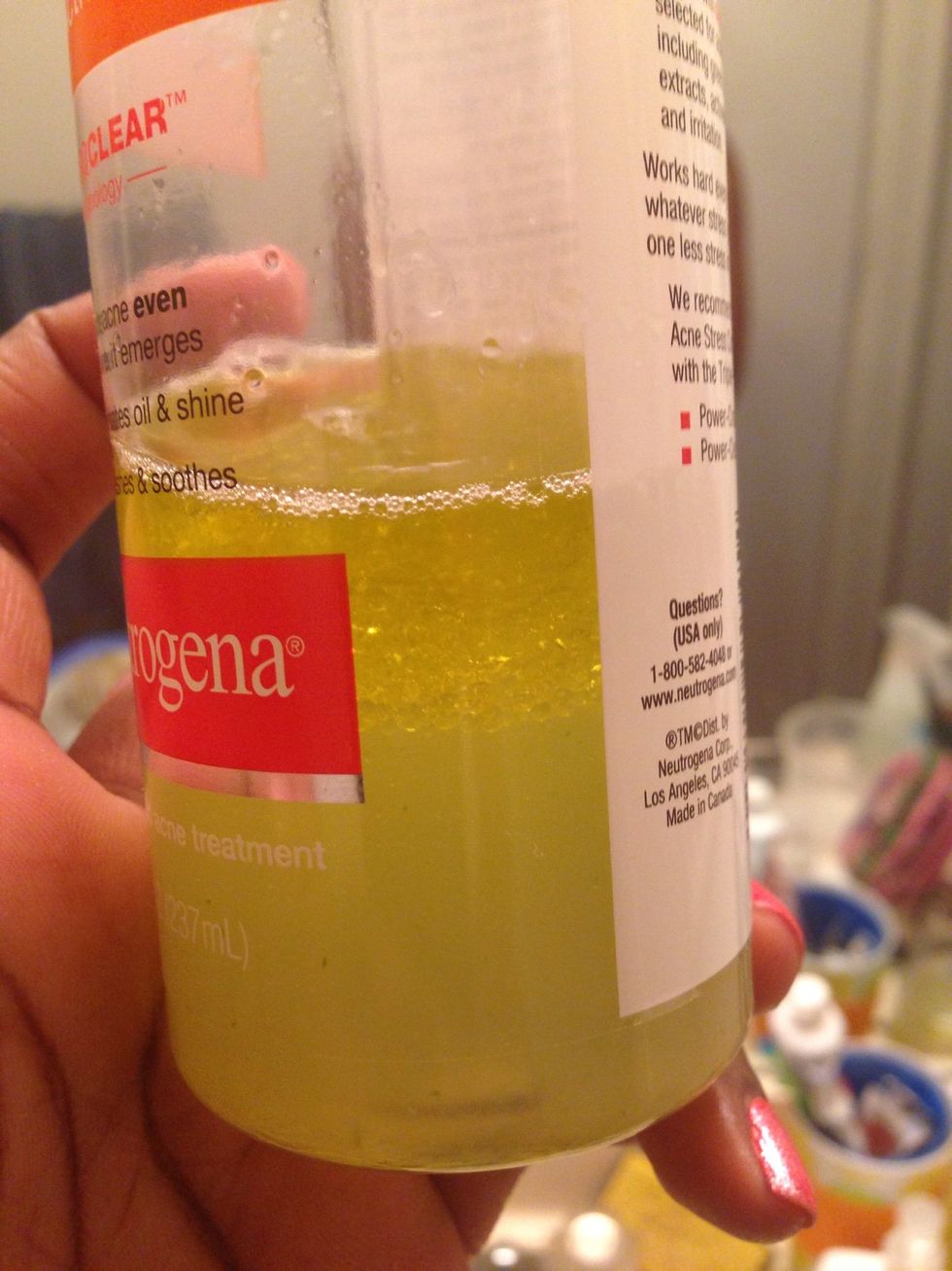 The mix before adding water and shaking