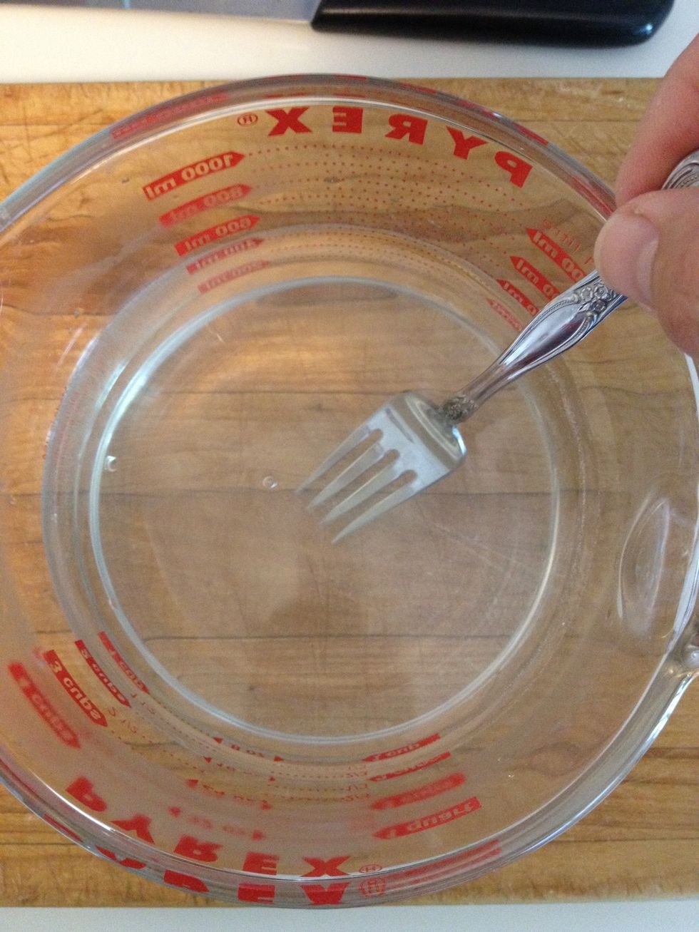 The mixture is now ready.