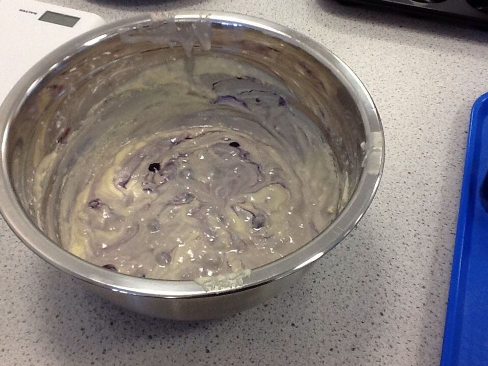 The mixture should look like this