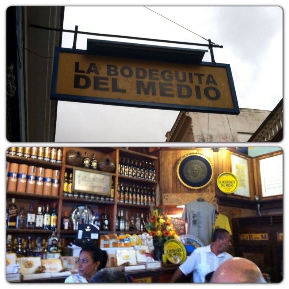 The Mojito was a favorite cocktail of author Ernest Hemingway when he used to hang out at the famous restaurant/bar in Old Havana, La Bodeguita del Medio. My daughter took these photos while in Cuba.