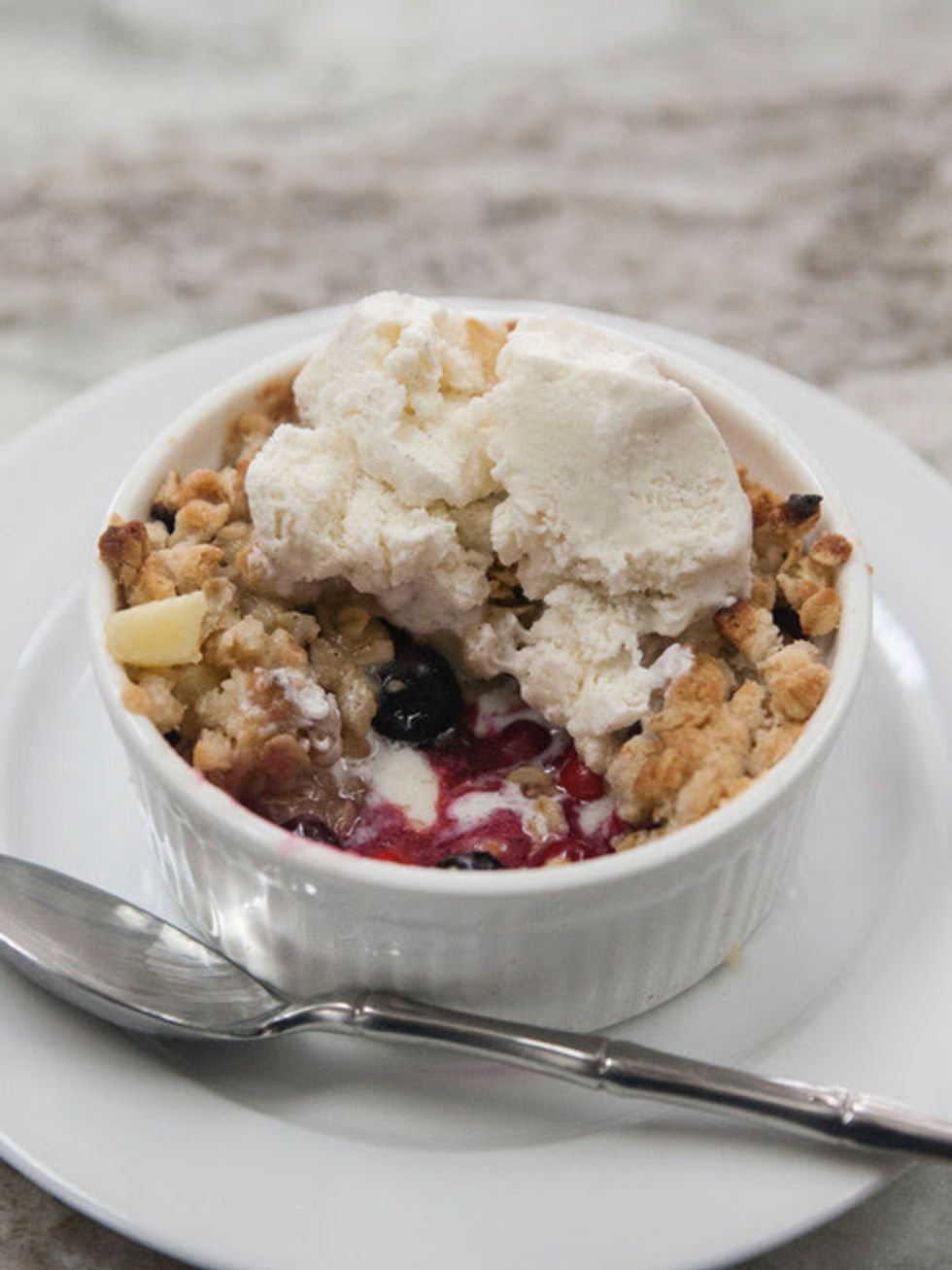 the money shot..feel free to improvise use any sort of fruit you'd like!