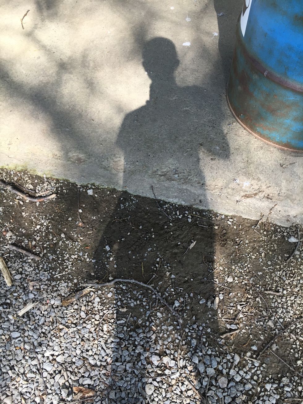 The mud was weathered down by rain. It used to be just plain soil but now it is mud.