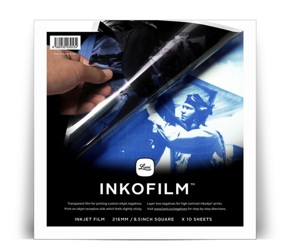 The new inkjet-printable Inkofilm allows you to make negatives at home!