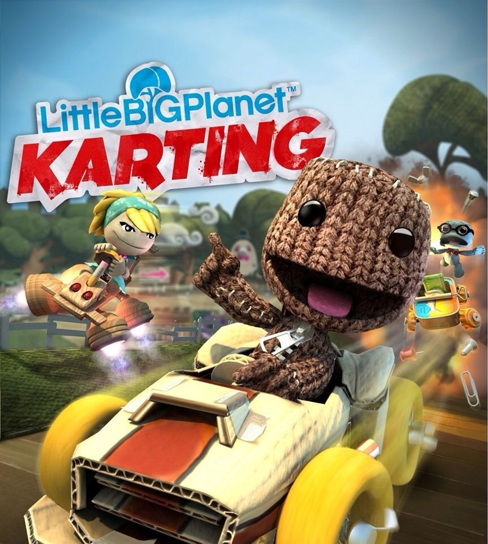 The newest LBP game is LITTLE BIG PLANET KARTING. This game is a collaboration of the designers of MODNATION RACERS. LBP KARTING allows you to create custom race levels and battle levels just like LBP