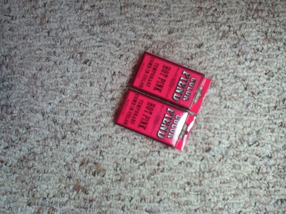 The next thing I got from Hot topic is two packets of hot pink hair dye. \ud83d\ude0a\ud83d\udc87\ud83d\udc97