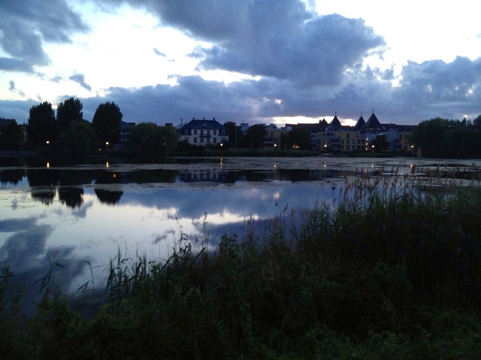 The nice view on the walk back to the hotel.