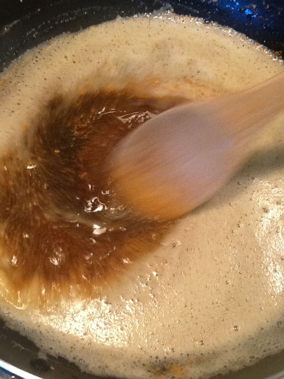 The oil and butter mixture is browning NOT burning. The flavor is nutty and delish don't worry.\u270c