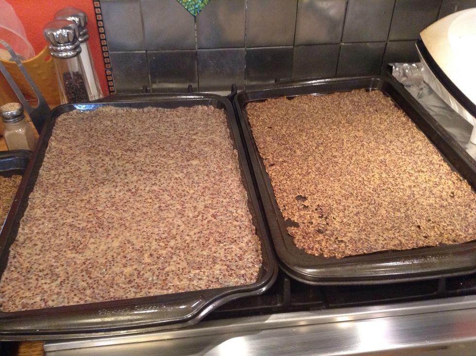 The one on the right is baked.