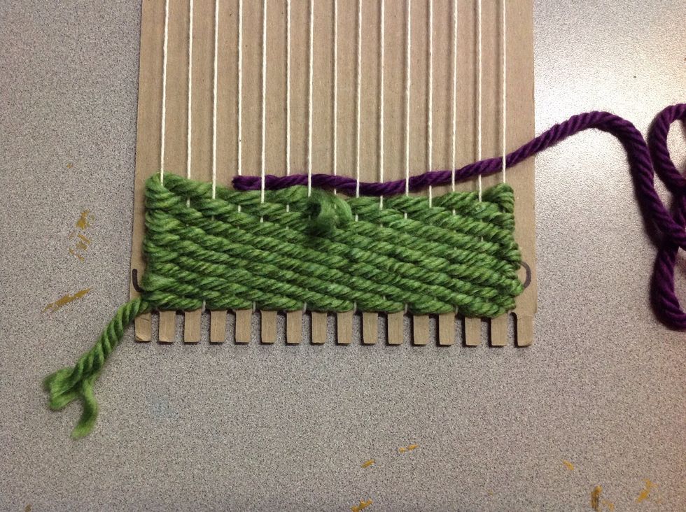 The only time your under/over pattern should be the same is when stating a new piece.