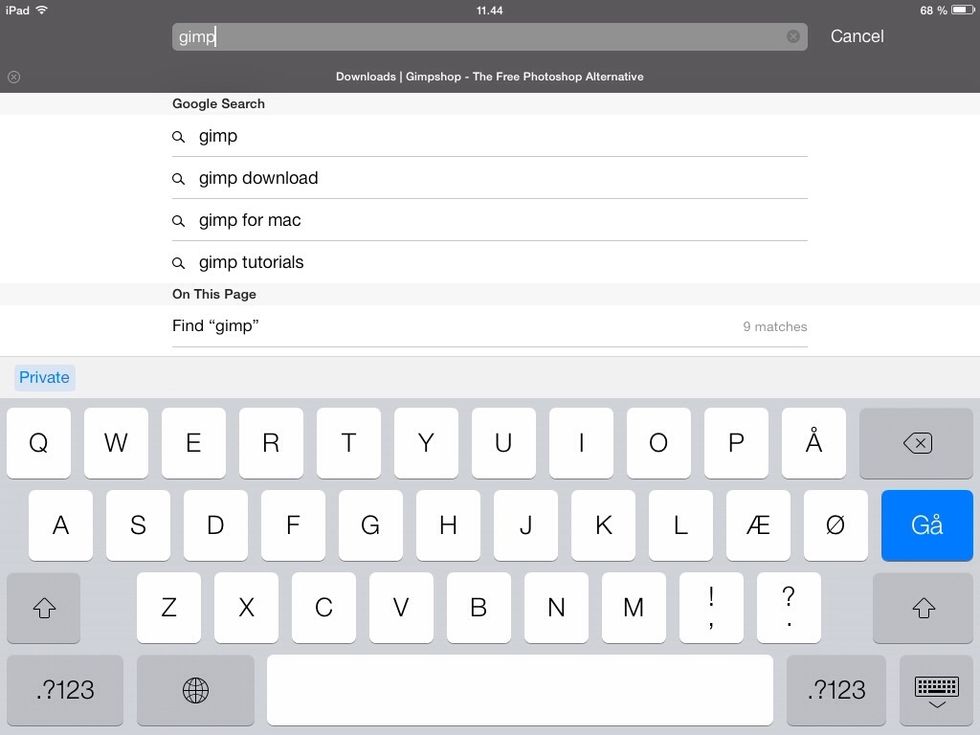 The other option (that i think is better) is Gimp. Search for Gimp.