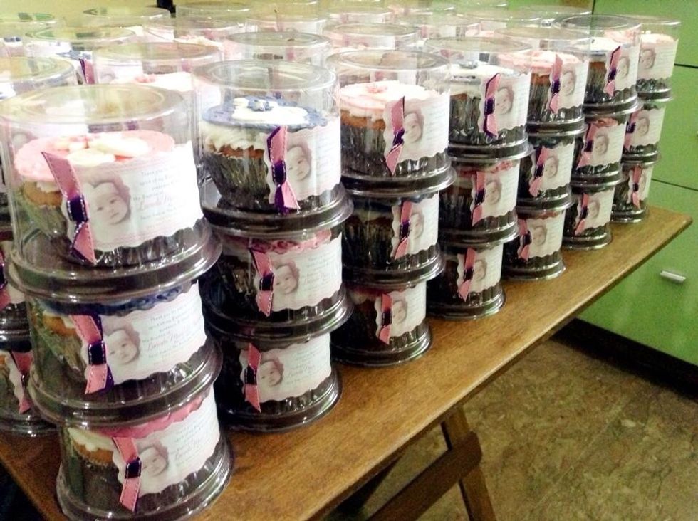 The outcome I also did the labels with ribbon and the layout :) I so love DIY:)