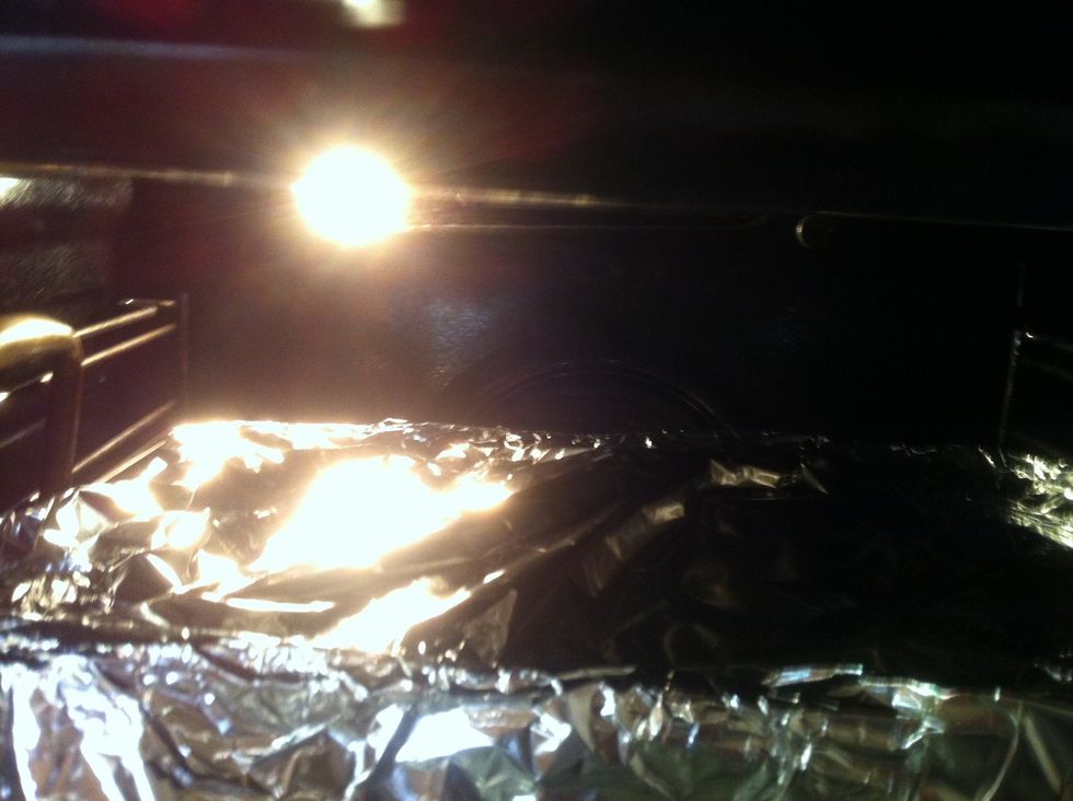 The oven should be pre heated to 160 degrees celcious and then the leg is ready to be placed in the oven for approx 3 hours.