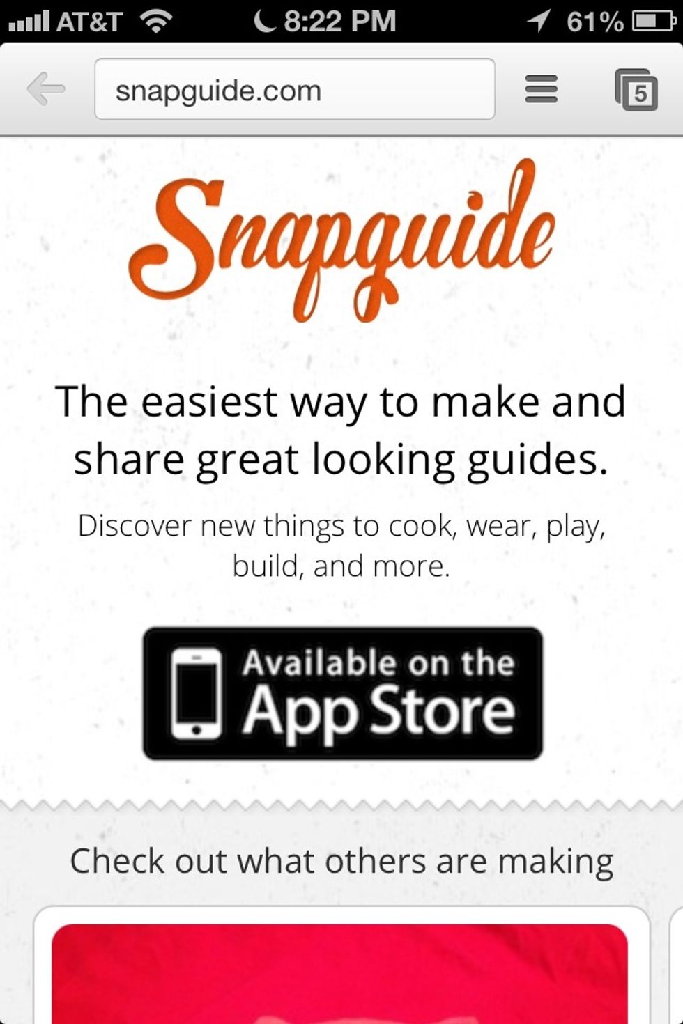 The page will automatically open in your Chrome browser.