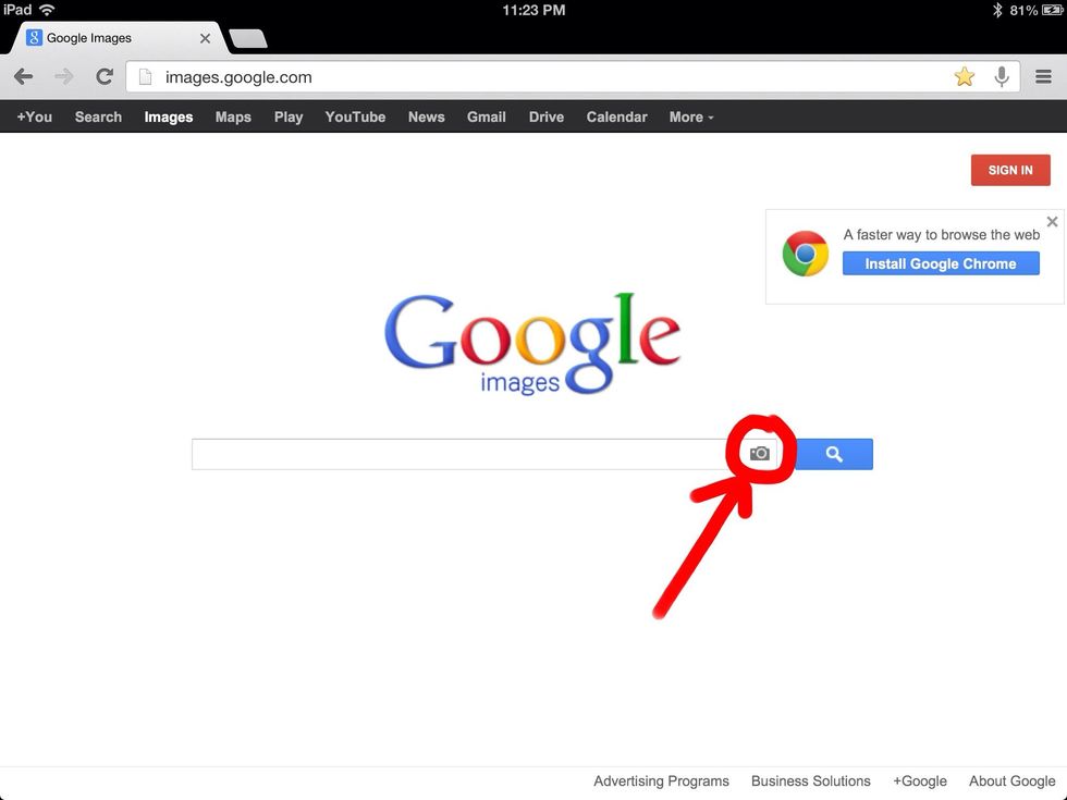 The page will refresh, and when it's done, you'll notice that the "Search by Image" button is back in place!