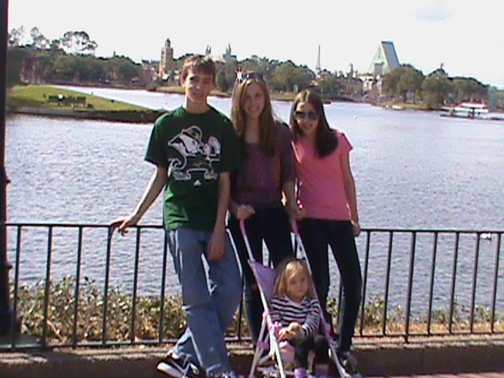 The people who never leave you- family.