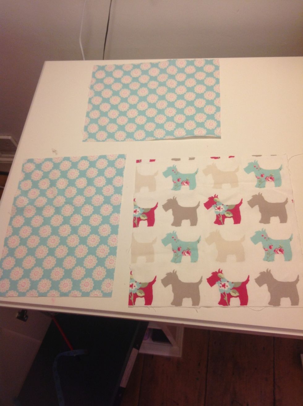 The pieces needed, at this stage I would add and decorations, an examples on the next side..