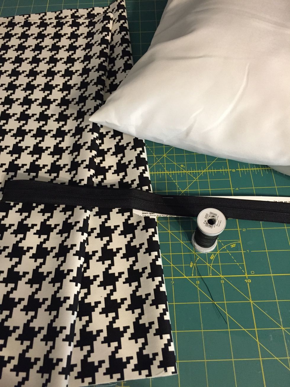 The pillow case I am making is for a 20x20 pillow form from IKEA (Ullkaktus, $3.99).
