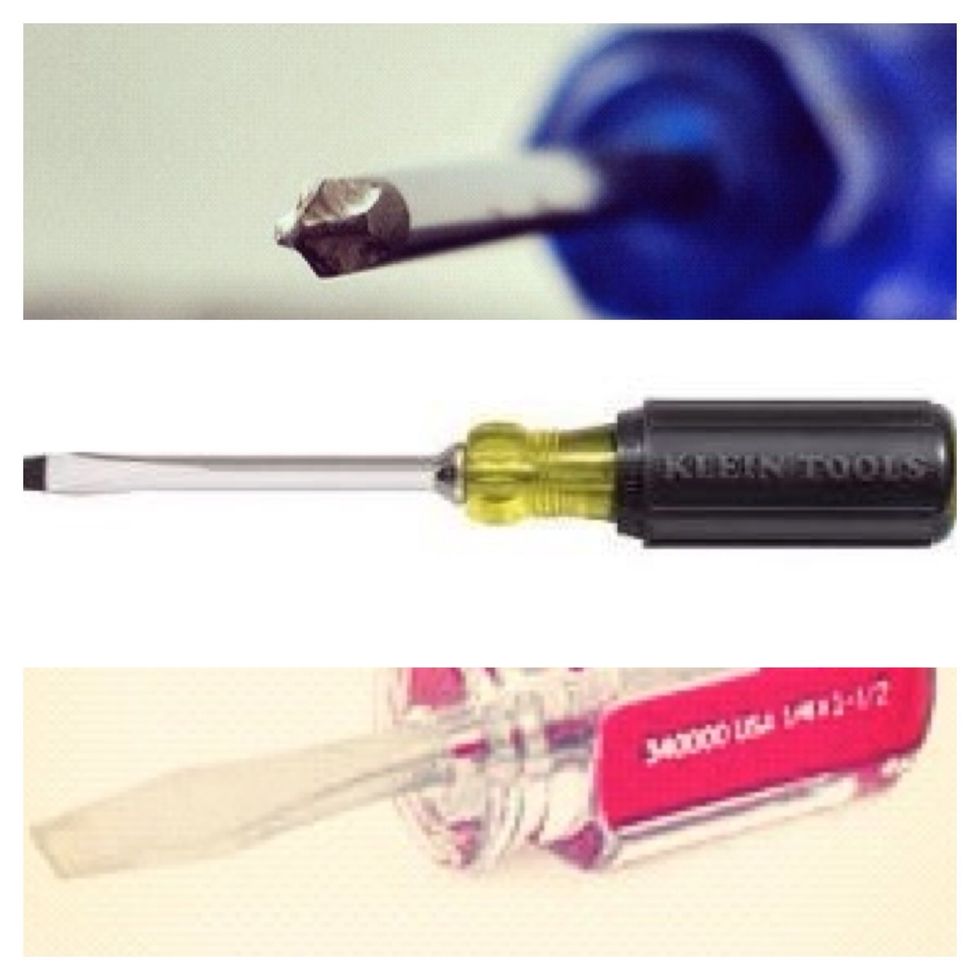 The popping is nothing to worry about. You will utilize these three above tools to remove the screws then go around the outside of the frame. This "frame" is the part where you see the front and back