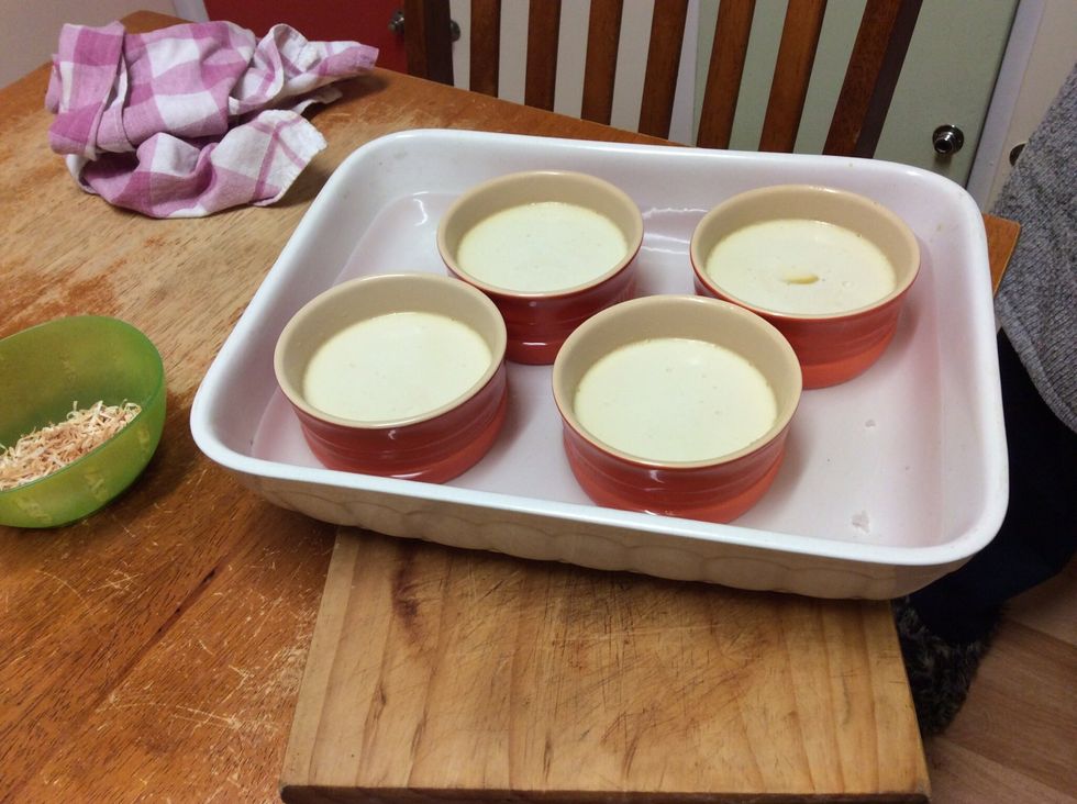 The pots when they came out of the oven