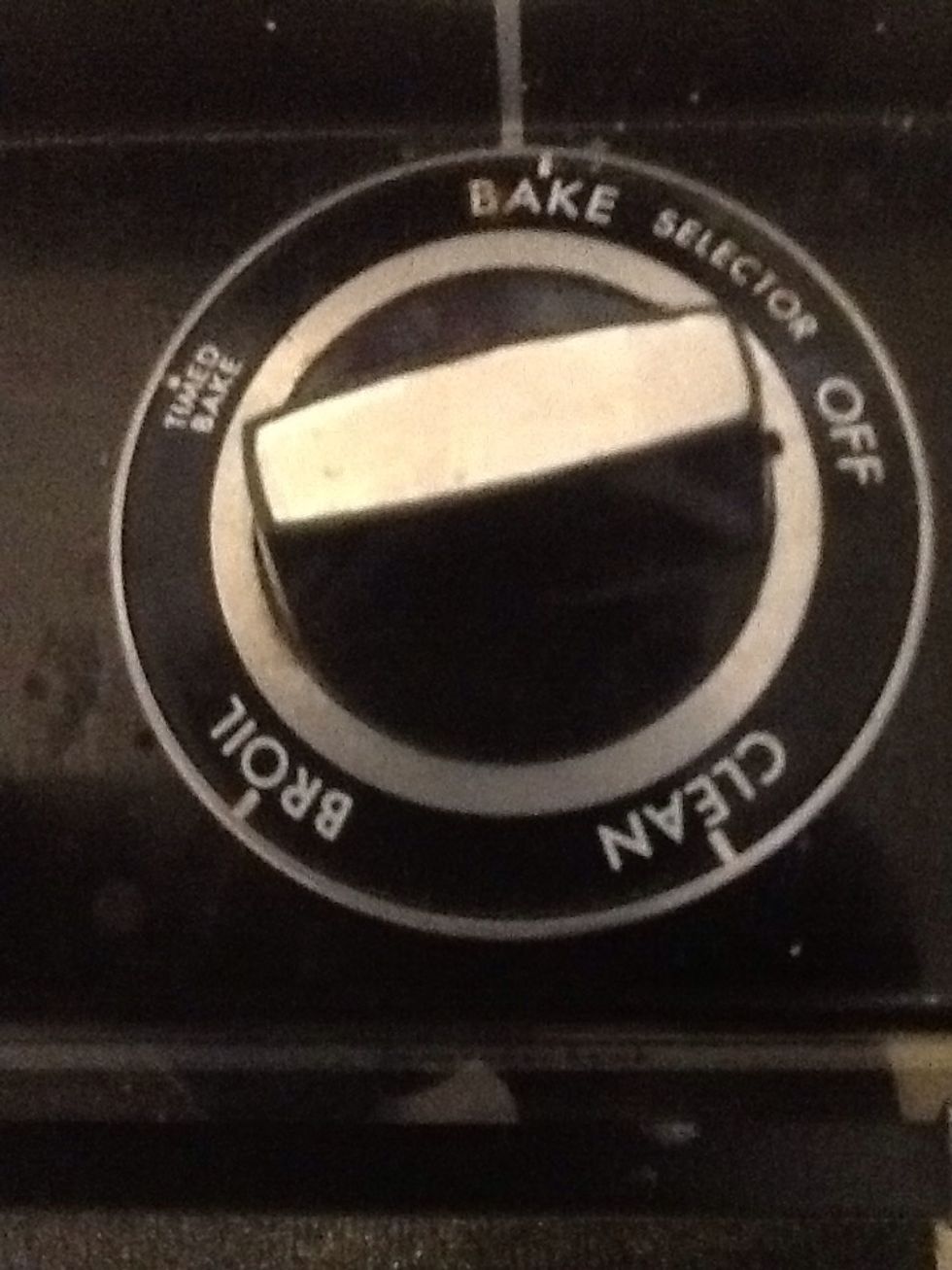 The pre heat your oven to 375