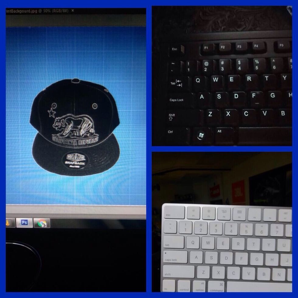 The press  For Mac ( cmd+ I) For PC   (control +I) This should invert your image to a black color
