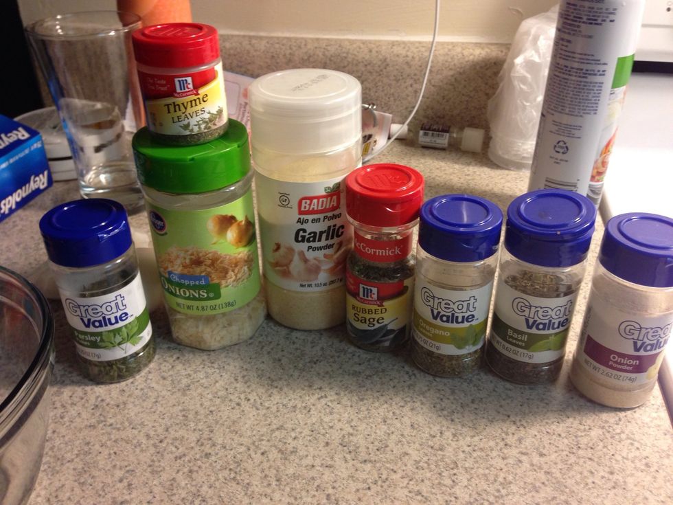 The products I used