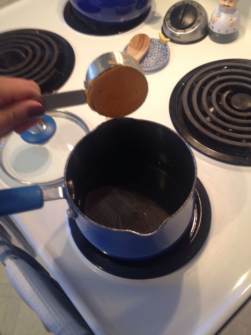 The pumpkin pur\u00e9e...