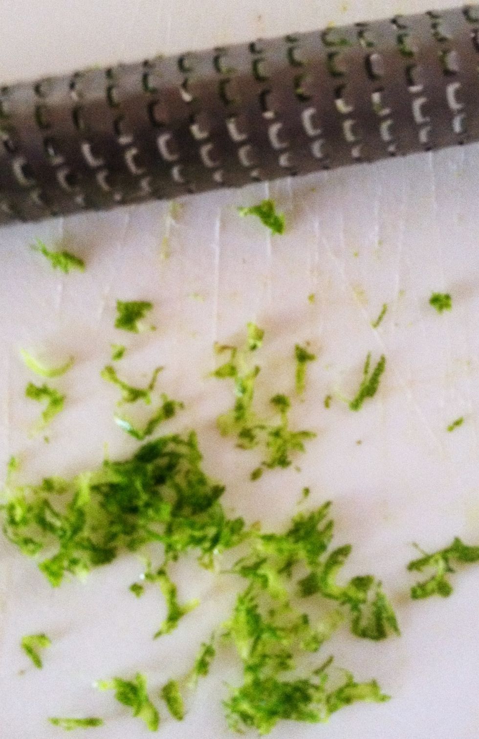 The rasp removes the rind in tiny shreds without the white, bitter pith.