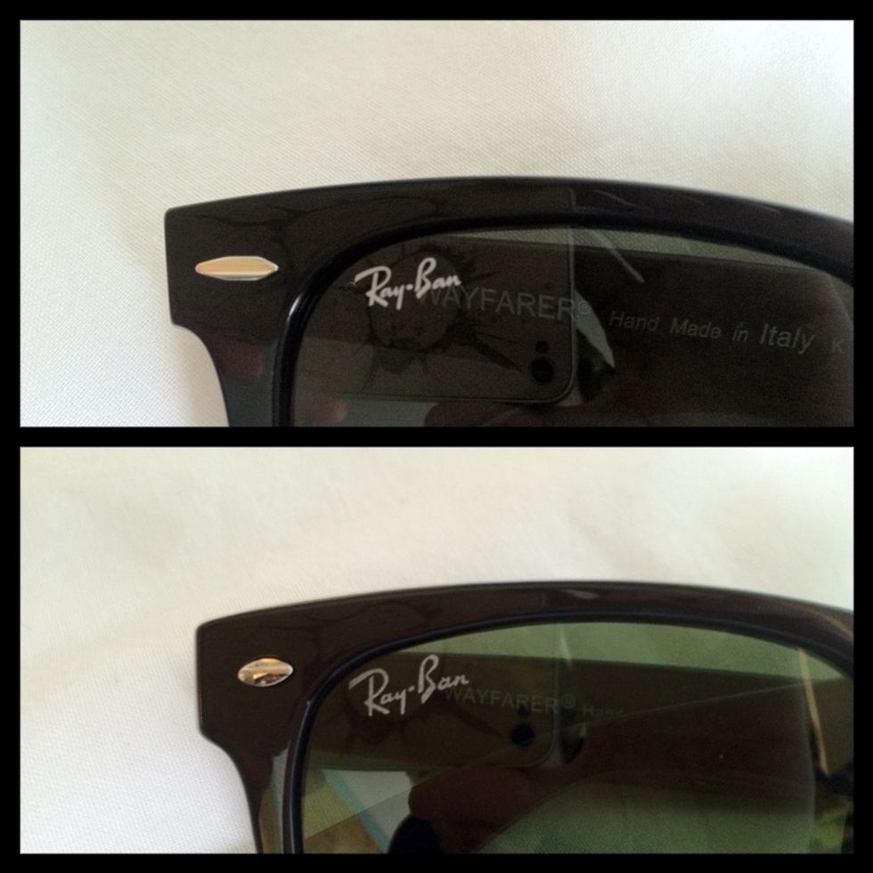 How to identify fake ray ban wayfarers - B+C Guides